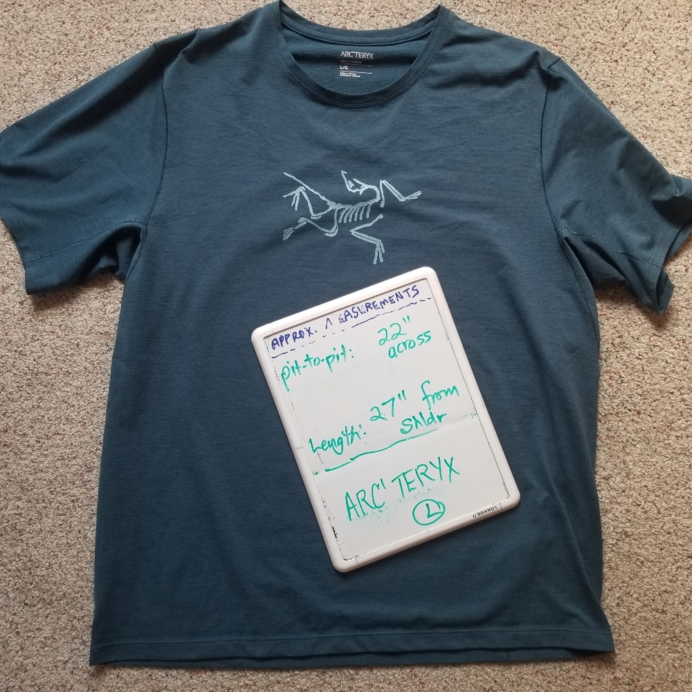 Arc'teryx Tee Shirt Cormac Logo Breathable - Picture 5 of 6